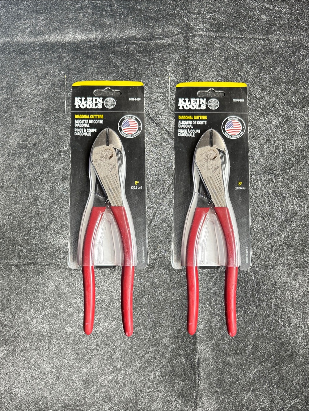 Klein Tools Red 8" Diagonal Cutters - Klein Tools